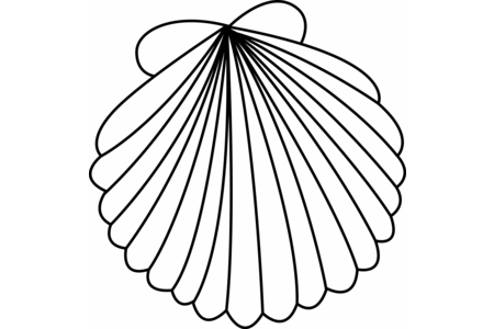 Printable coloring pages: Shell 02 – 10 Doigts