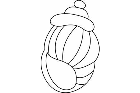 Dibujos para imprimir : Concha 04 – 10 Doigts