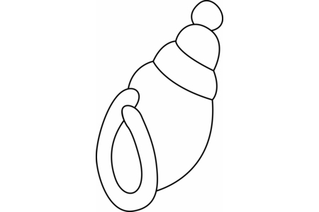 Dibujos para imprimir : Concha 05 – 10 Doigts