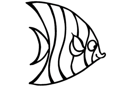 Dibujos para imprimir : Pez 28 – 10 Doigts