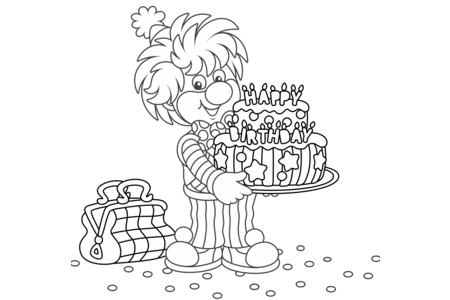 Printable coloring pages: Circus12 – 10 Doigts