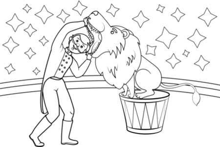 Dibujos para imprimir : Circo5 – 10 Doigts