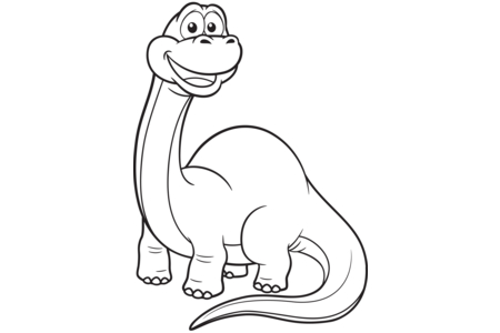 Printable coloring pages: Dinosaurs1 – 10 Doigts