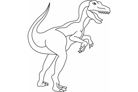 Printable coloring pages: Herrerasaurus – 10 Doigts
