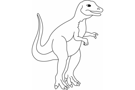 Printable coloring pages: Nanotyrannus – 10 Doigts