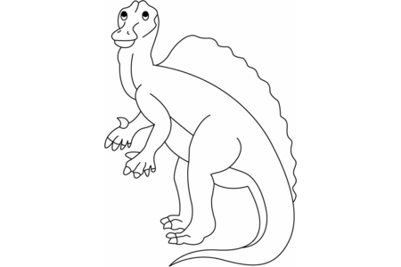 Dibujos para imprimir : Ouranosaurus – 10 Doigts