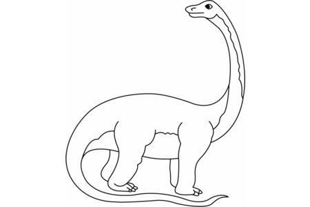 Printable coloring pages: Quaesitosaurus – 10 Doigts