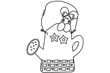 Dibujos para imprimir : Regadera 02 – 10 Doigts