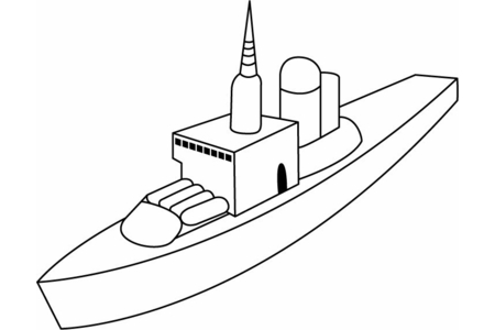 Printable coloring pages: Boat 19 – 10 Doigts