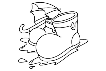 Dibujos para imprimir : Botas 01 – 10 Doigts