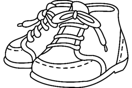Dibujos para imprimir : Zapatos 01 – 10 Doigts