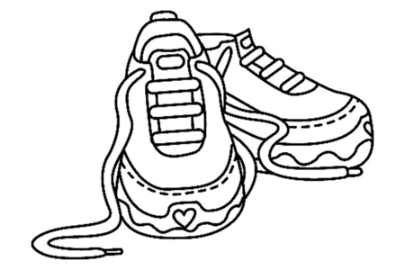 Dibujos para imprimir : Zapatos 03 – 10 Doigts