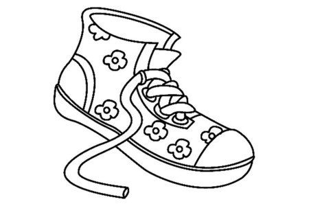 Dibujos para imprimir : Zapatos 04 – 10 Doigts