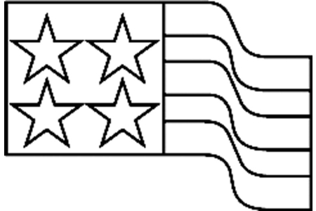 Dibujos para imprimir : Bandera 01 – 10 Doigts