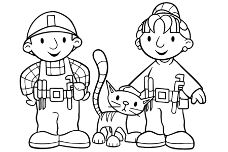 Dibujos para imprimir : Niños 02 – 10 Doigts