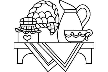 Dibujos para imprimir : Estantería 01 – 10 Doigts