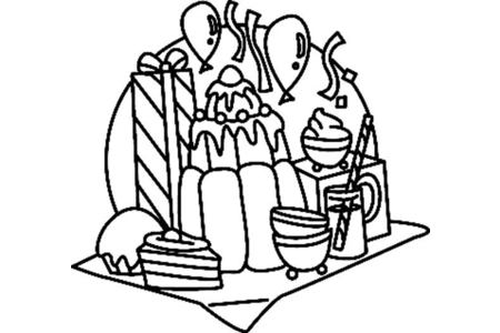 Dibujos para imprimir : Pastel 08 – 10 Doigts