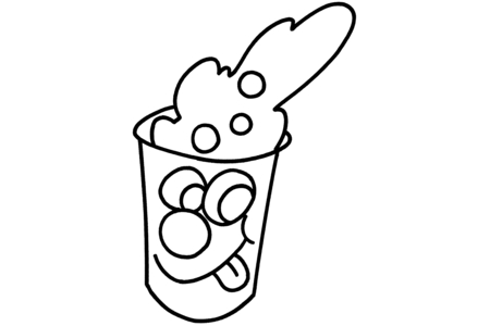 Dibujos para imprimir : Vaso 02 – 10 Doigts