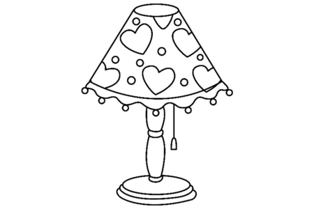 Dibujos para imprimir : Lámpara 01 – 10 Doigts