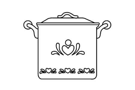 Dibujos para imprimir : Olla 01 – 10 Doigts