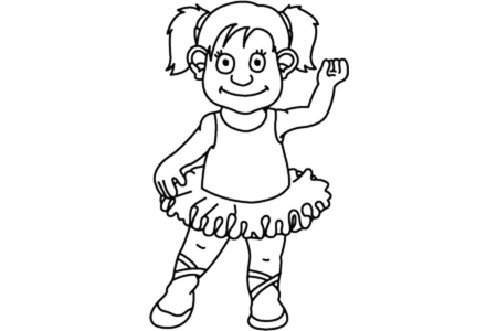 Dibujos para imprimir : Muñeca 27 – 10 Doigts