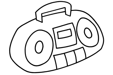 Dibujos para imprimir : Radio 01 – 10 Doigts