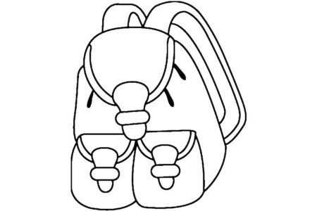 Dibujos para imprimir : Mochila 01 – 10 Doigts