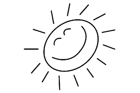 Dibujos para imprimir : Sol 03 – 10 Doigts