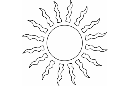 Dibujos para imprimir : Sol 04 – 10 Doigts