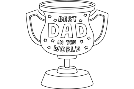 Dibujos para imprimir : Día del Padre 07 – 10 Doigts