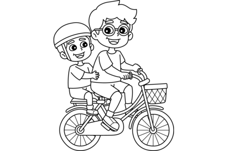 Printable coloring pages: Father's Day 09 – 10 Doigts