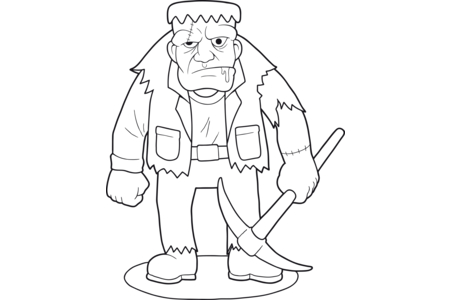 Dibujos para imprimir : Halloween 62 – 10 Doigts