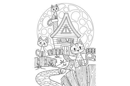 Dibujos para imprimir : Halloween 69 – 10 Doigts