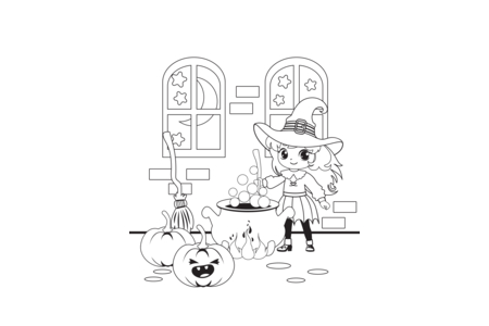 Dibujos para imprimir : Halloween 79 – 10 Doigts