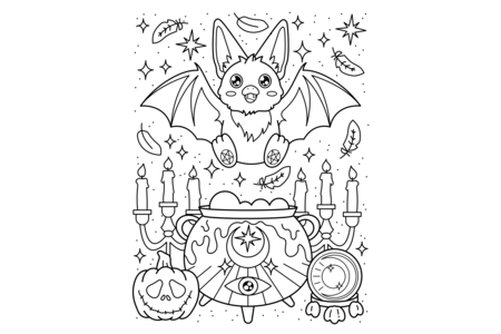 Dibujos para imprimir : Halloween 82 – 10 Doigts