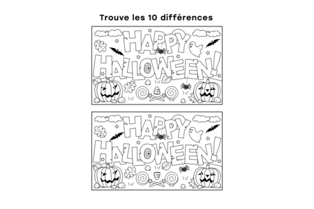 Printable coloring pages: Halloween 98 – 10 Doigts