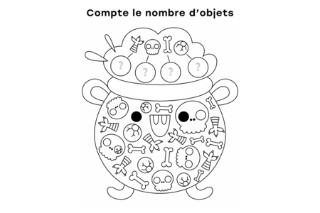 Dibujos para imprimir : Halloween 99 – 10 Doigts