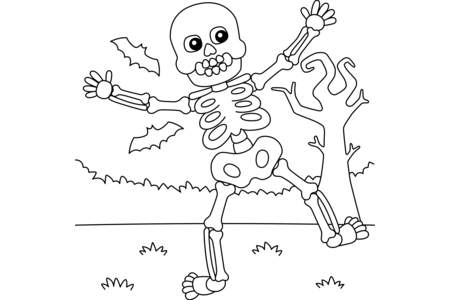 Printable coloring pages: Halloween12 – 10 Doigts