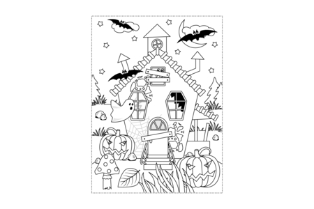 Dibujos para imprimir : Halloween14 – 10 Doigts