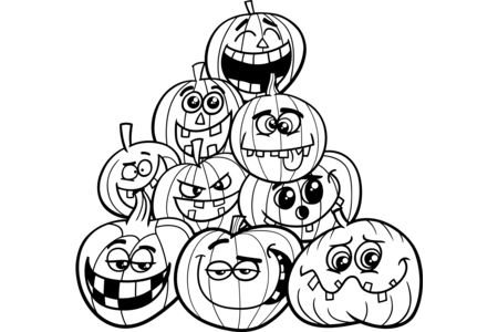 Dibujos para imprimir : Halloween2 – 10 Doigts