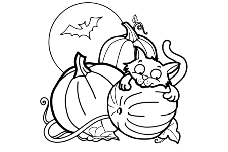 Dibujos para imprimir : Halloween21 – 10 Doigts