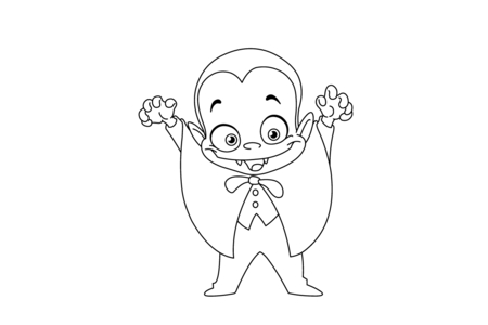 Printable coloring pages: Halloween25 – 10 Doigts