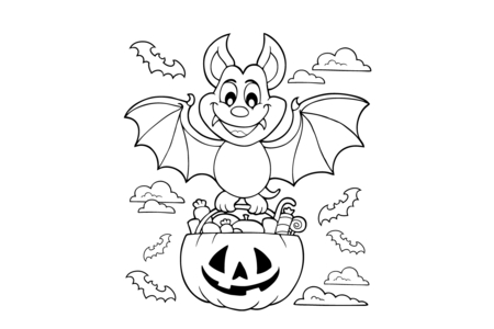 Dibujos para imprimir : Halloween31 – 10 Doigts
