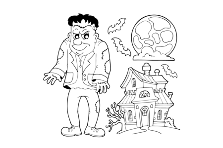 Dibujos para imprimir : Halloween36 – 10 Doigts