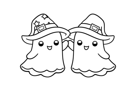 Dibujos para imprimir : Halloween40 – 10 Doigts