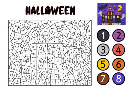 Printable coloring pages: Halloween53 – 10 Doigts