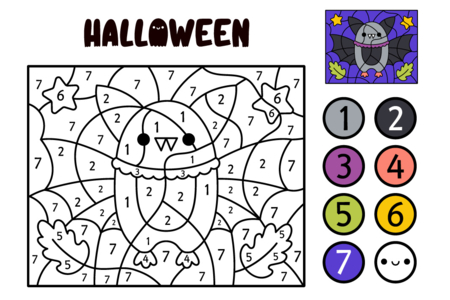 Dibujos para imprimir : Halloween55 – 10 Doigts