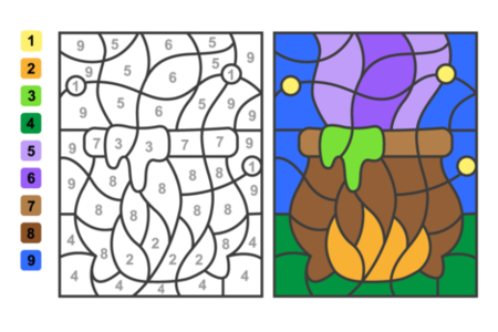 Dibujos para imprimir : Halloween60 – 10 Doigts