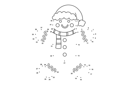Printable coloring pages: Christmas 68 – 10 Doigts