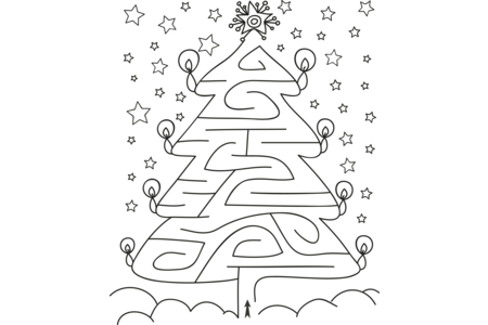 Dibujos para imprimir : Navidad 72 – 10 Doigts